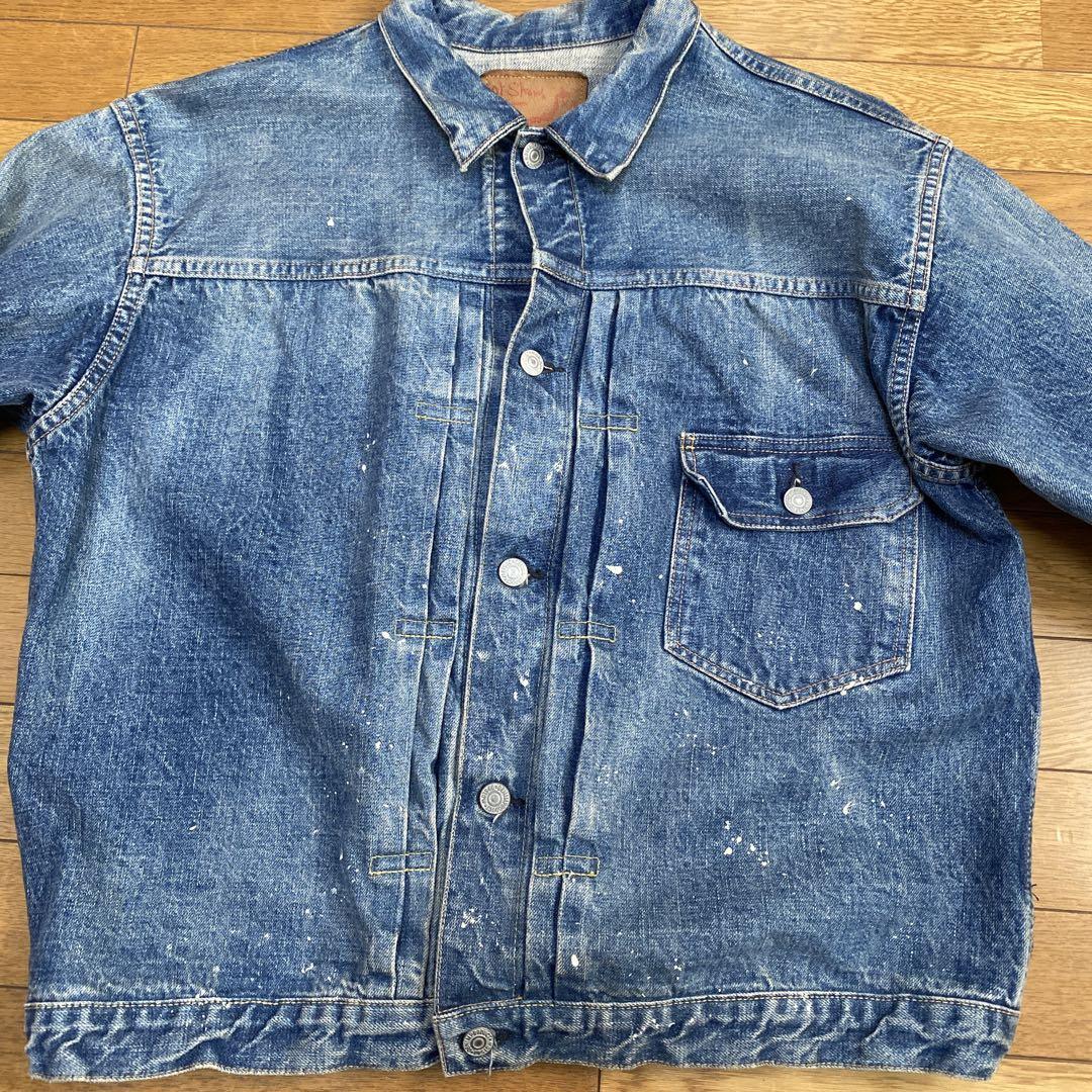orslow 1st type denim jacket painted xxl size:XXL(5) | eBay