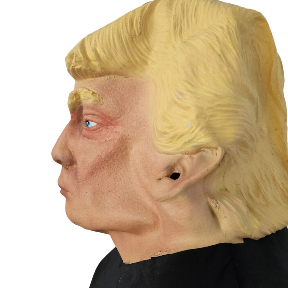 Donald Trump Mask Halloween Costume Latex Rubber Politically Incorrect
