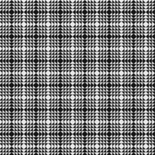 1:12th Black And White Triangular Pattern Tile Sheet With Grey Grout