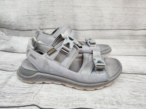 Sandali sportivi Ecco Exowrap grigi donna 41 taglia US 10 passeggio escursionismo slingback