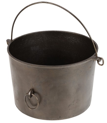 Vintage Griswold Slant ERIE No 7 (810A) Cast Iron Flt Bottom Kettle Restored - Picture 2 of 4