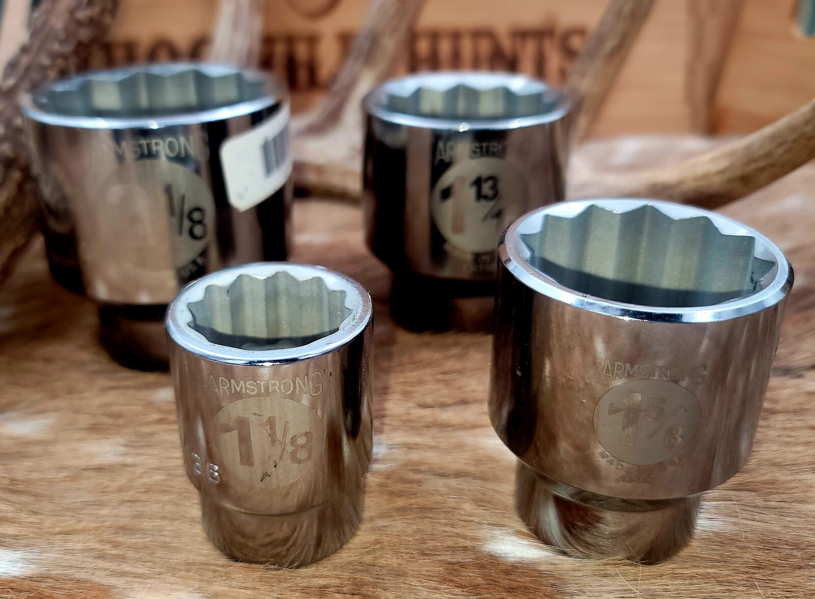 Armstrong 3/4 In Dr. Sockets  12 Point Chrome