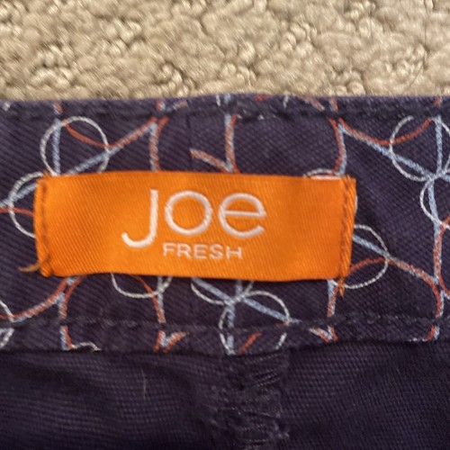 Joe Fresh Womens Pants. Cotton Spandex Size 14. Navy - Picture 3 of 13