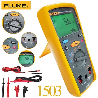 Fluke 1503 Digital Insulation Resistance HighPrecision Megger Multimeter Tester