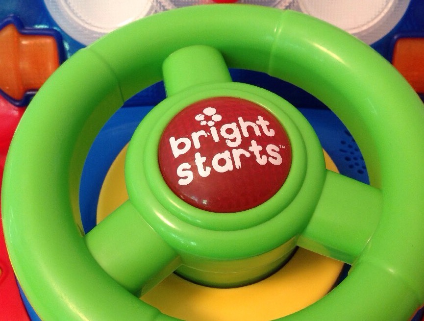 Bright Starts LIGHTS AND COLORS Driver Steering Wheel