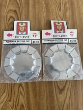 2 Vintage Billy Casper Aluminum Putting Cup BC 20 SEALED NOS M&R Indoor Outdoor