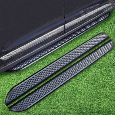 2x For Audi Q7 2016-2023 2024 Fixed Running Board Side Step Nerve Bar