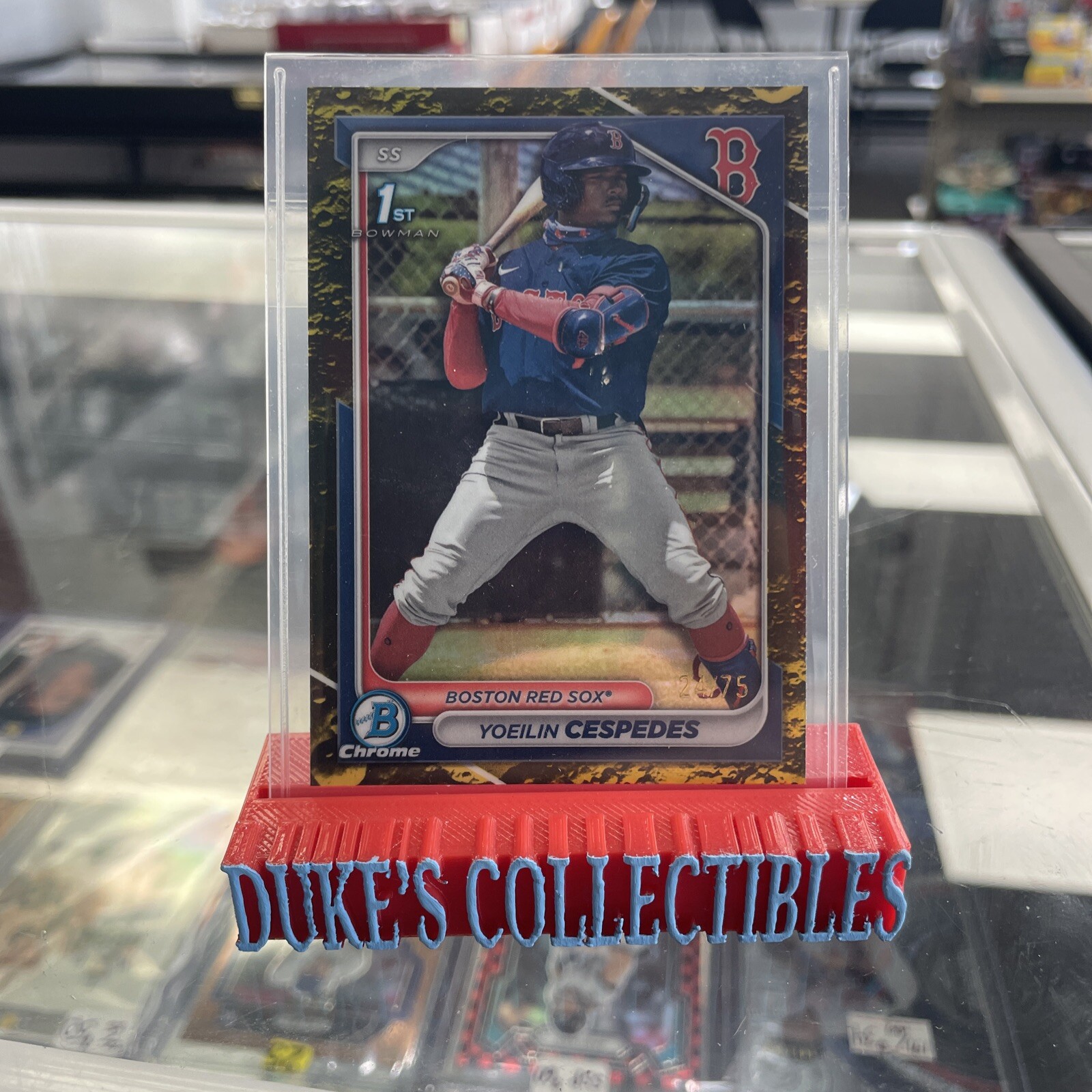 2024 Bowman - Prospects Yellow Border #BP-139 Yoeilin Cespedes 24/75 (RC)