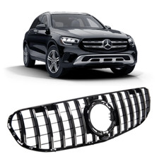 MERCEDES GLC X253 C253 2019-2023 FRONT GRILLE PANAMERICANA GT STYLE CHROME 