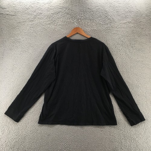 Caterpillar Long Sleeve Tee Tshirt Top Mens XL Black Cotton Pullover Round Neck - Picture 8 of 11