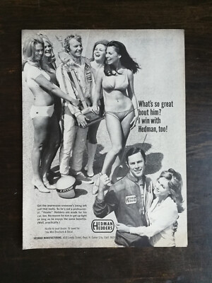 Vintage 1970 Hedman Headers Full Page Original Ad 624