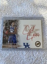 2005 Press Pass CHUCK HAYES Rookie AUTO - UNIVERSITY OF KENTUCKY Red Ink
