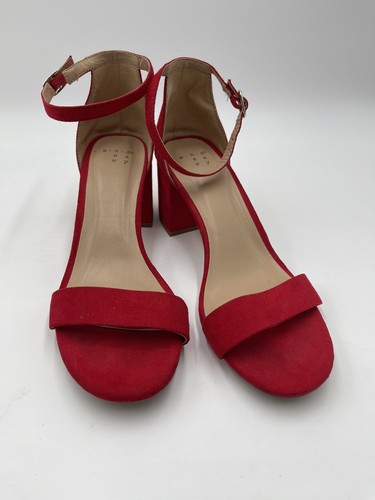 a new day red sandals