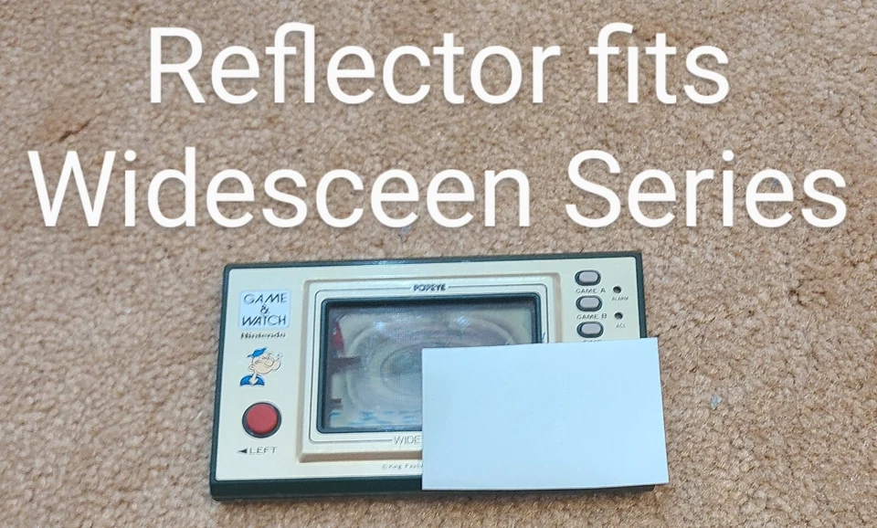 GAME and WATCH Silver Reflector Part Like Original Nintendo Best Widescreen Film - Image 3 of 4