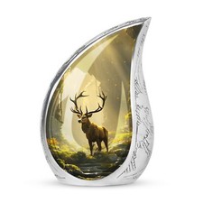 Deer Mini Urn - Keepsake Urn For Human Ashes - Funeral Urn For Adult Ashes Men