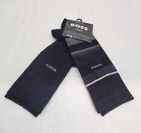 Boss 2Er-Pack-Socken Schwarz/ Grau In Den GröSsen 39-42