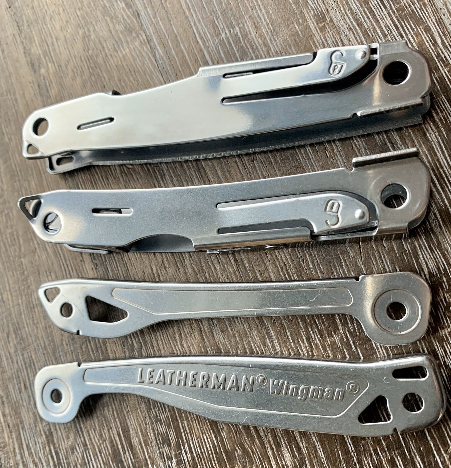 New Leatherman Parts Mod Replacement; whole Frame & scales Wingman
