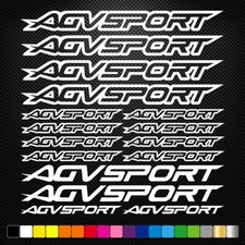 AGV SPORT -16 Decals Stickers Sponsors Car Bike Motorcycle Motocross MX ATV