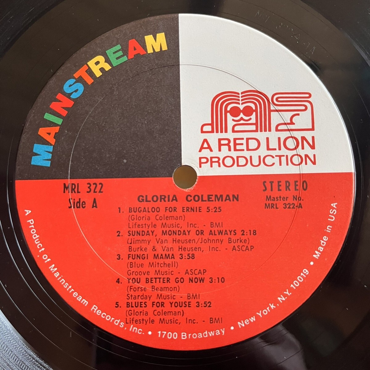 GLORIA COLEMAN LTD Sings and Swings Organ MAINSTREAM LP Record