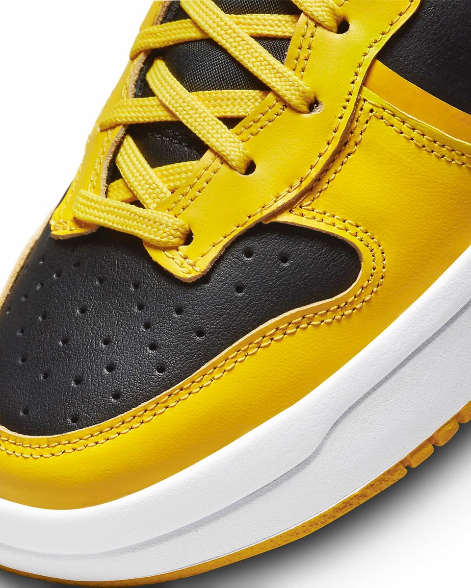 nike dunk high up varsity maize