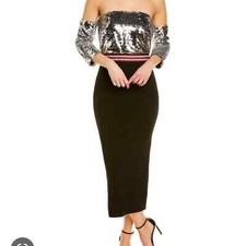 NEW Sachin Babi Sasha Sequin Women s Size 4 Gown Formal Evening New Years