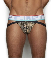 C-IN2 SCREENSHOT JOCK WARRIOR TATTOOS, Jockstrap Small, New