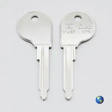 VW67 Key Blanks for Various Models by Volkswagen (1 Key)