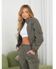 Gym King Jacket And Cargo Set - Olive