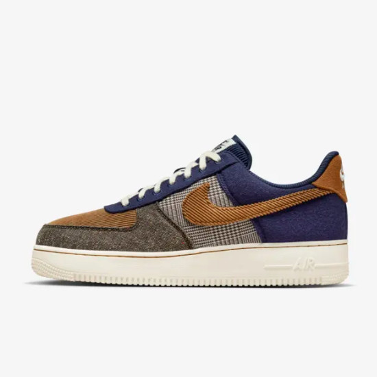 Зимние ботинки Nike Air Force 1 07 Ale Brown & Midnight Navy (FQ8744-410)
