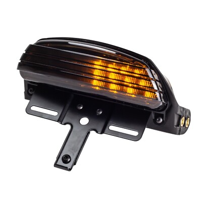 Eagle Lights Smoked Tri-Bar LED Tail Light Turn Signals Softail FXST FXSTB FXSTC