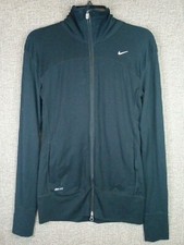 Nike Dri-FIT Long Sleeve Full Zip Up Track Jacket Size Small