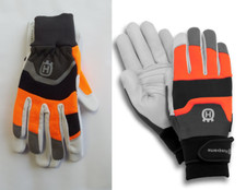 Origina Husqvarna functional Schnittschutzhandschuhe arbeit leder auto motors&auml;ge