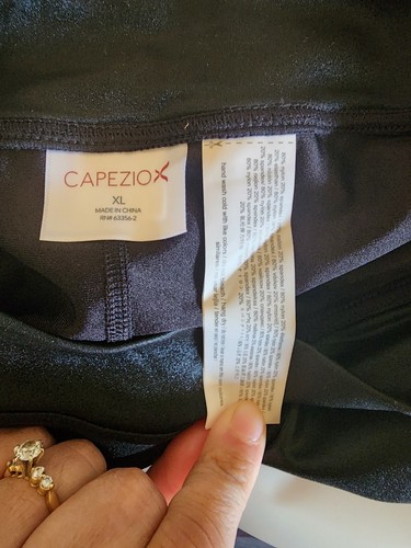 NWT Girl's Capezio T10931C Harper Capri Pants X-Large Black - Bild 4 von 6