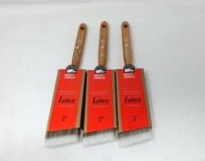 Bestt Liebco 2" Paint Brushes 3 Pack Nylon/Polyester for Latex & All Paints 3 Pa