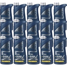 Olio compressore 15x1 litri originale MANNOL Compressor Oil ISO 100
