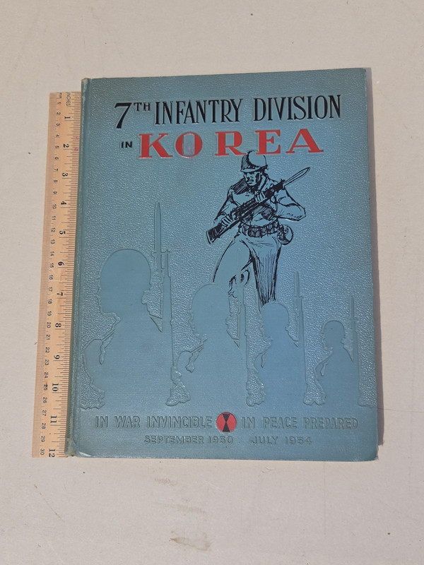 7th INFANTRY DIVISION IN KOREA September 1950 - July 1954 Korean War EXCELLENT