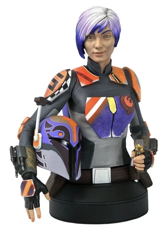 Gentle Giant Diamond Select Star Wars Rebels  SABINE WREN Bust - MIB Sealed !