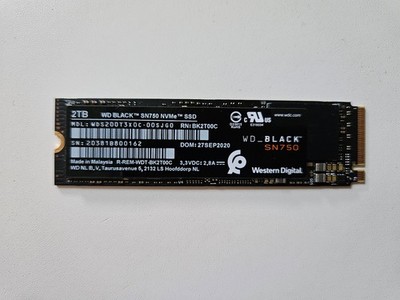 Western Digital WD_Black SN750 NVMe M2 SSD Festplatte 2TB / 2000GB