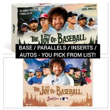 2023 & 2025 Topps X Bob Ross: The Joy Of Baseball - You Pick From List!
