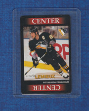 1996-97 Ultimate Line-up Team Out! Game Card Mario Lemieux