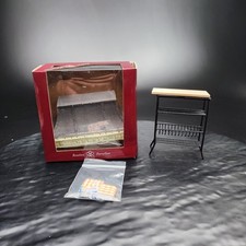 Maison de poupée crème cuisinière extracteur hotte Reutter mobilier de cuisine boulanger support