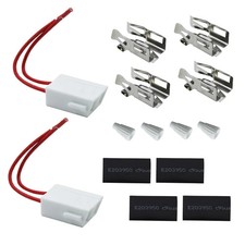 12001676 Burner Terminal Receptacle Block Kit for Whirlpool  Kenmore White