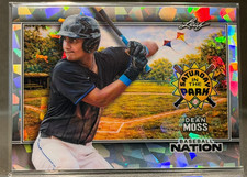 2026 Leaf Baseball Nation Dean Moss Saturday in the Park Crystal Silver /65