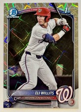 2025 Bowman Draft Chrome Eli Willits 1st Laser Refractor #BDC-1