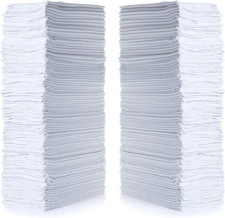 Cotton Shop Towels 14"X12" 145 Pack   Reusable Cleaning Shop Rags for Automobi