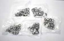 Lot of 125 Oetiker Stepless Single Ear Hose Clamps 1/2" 13.3mm 720144 25/Pack