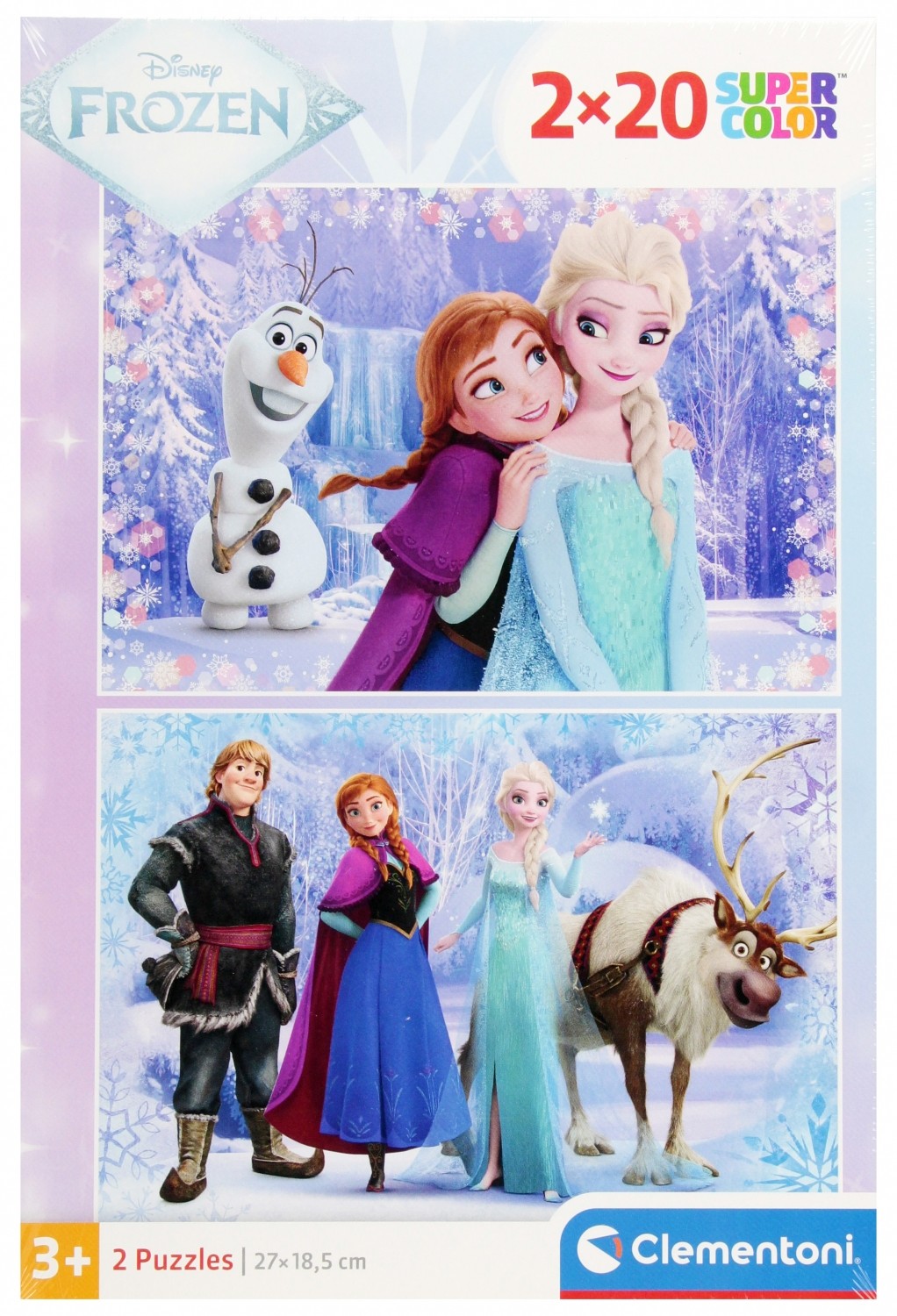 8005125248254 Пазл 2х20 элементов Frozen CLEMENTONI 24825 CLM CLEMENTONI 3090₽