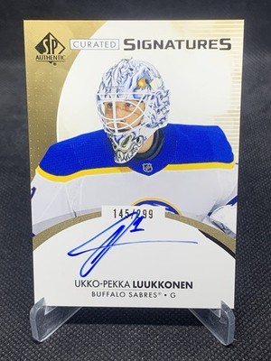 2024 UD SP AUTHENTIC UKKO-PEKKA LUUKKONEN UPDATE CURATED SIGNATURES AUTO /299