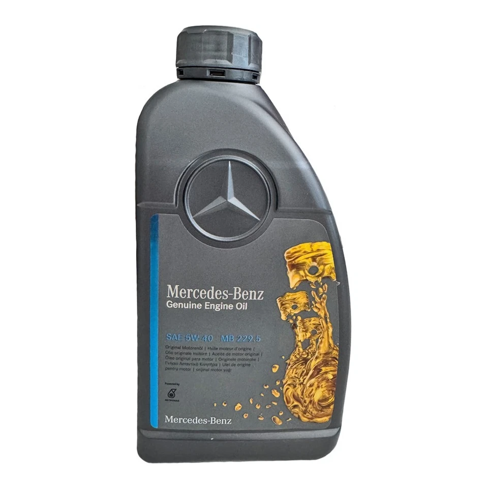 Mercedes-Benz Genuine Engine Oil 5W-40 MB 229.5 - 1 Liter | MB OEM 229.5
