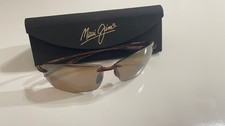 Maui Jim MJ-423-26 Lighthouse Sunglasses Clear Brown Frame Brown Lenses 65-13-12